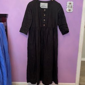 NPL mama maxi dress with 3/4 sleeves